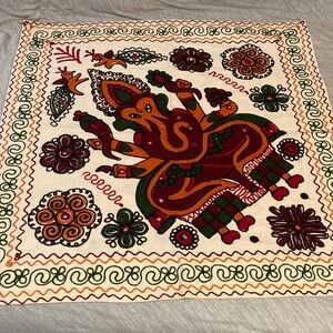 Colorful Elephant Tapestry